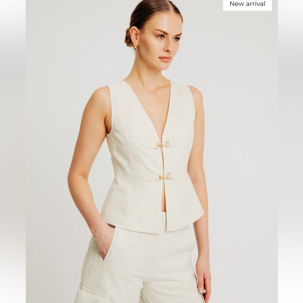 TORN BY RONNY KOBO Bernadette Top in Color Light Ash